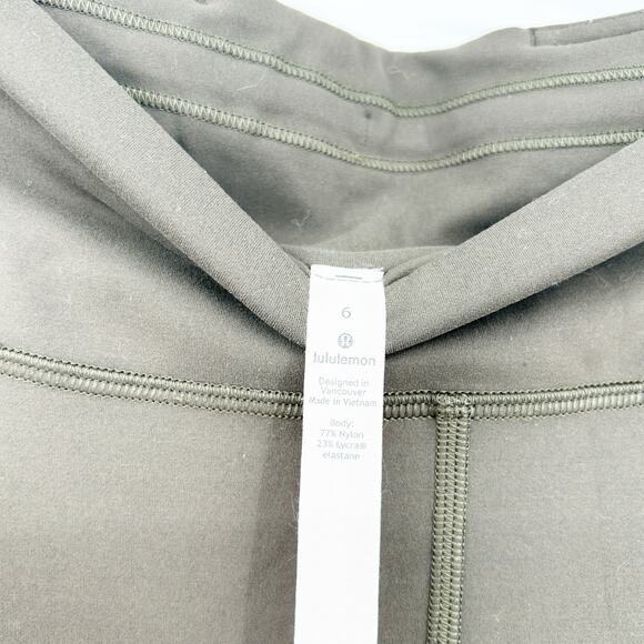 Lululemon Womens Invigorate High Rise Tight 25" Active Leggings 6 Dark Olive - Picture 5 of 8